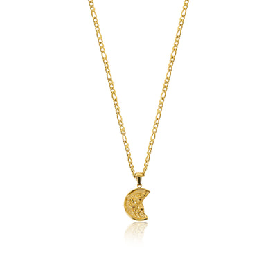 St Christopher Pendant Necklace - Gold