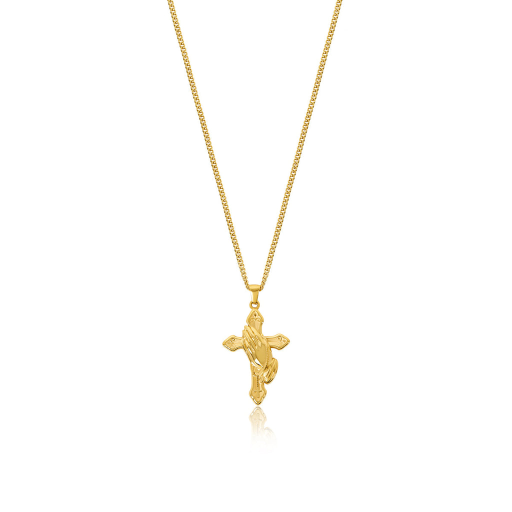 Faith Pendant Necklace - Gold