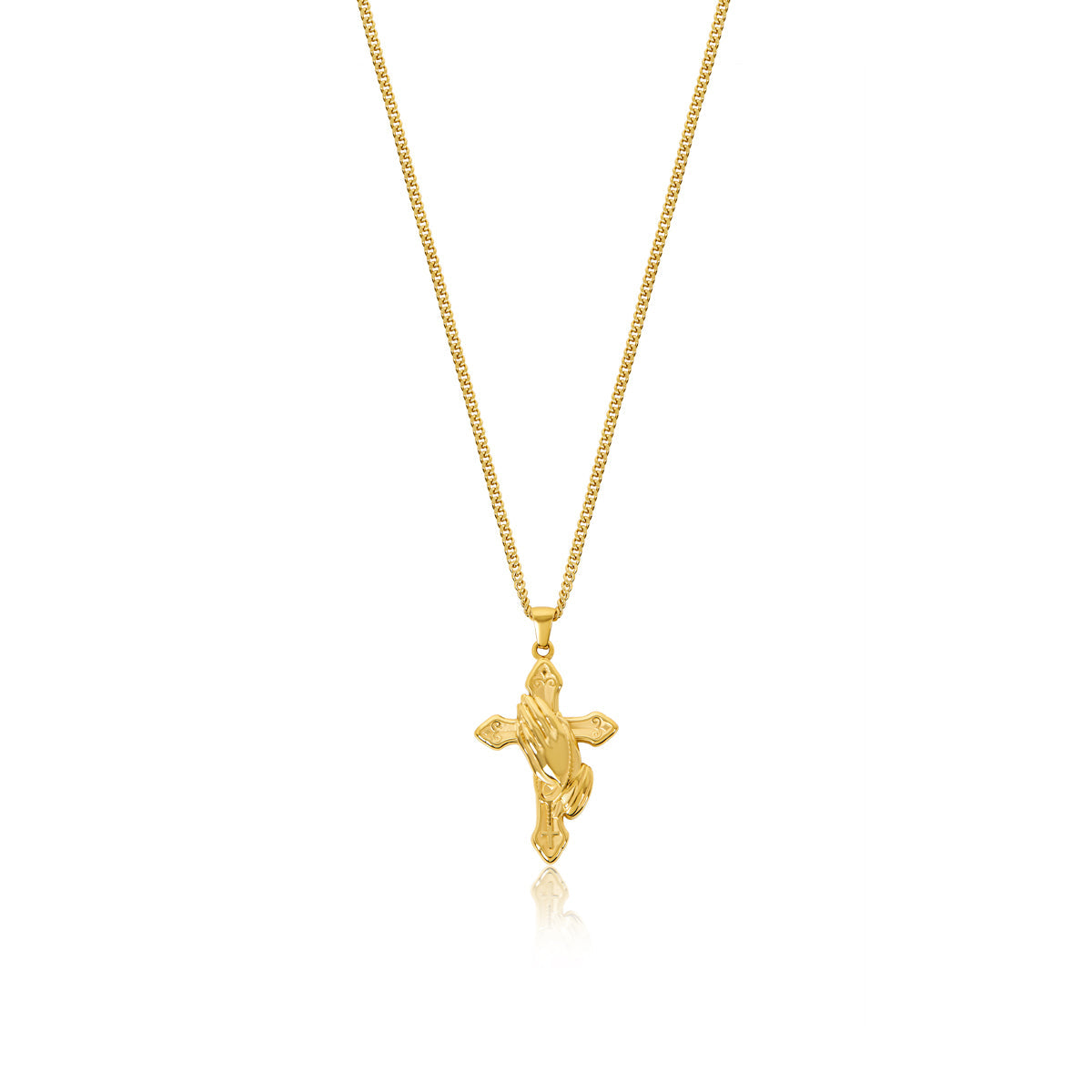 Faith Pendant Necklace - Gold