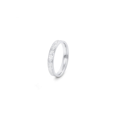 Floral Ring Silver