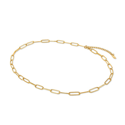 Strawberry Necklace Charm - Gold