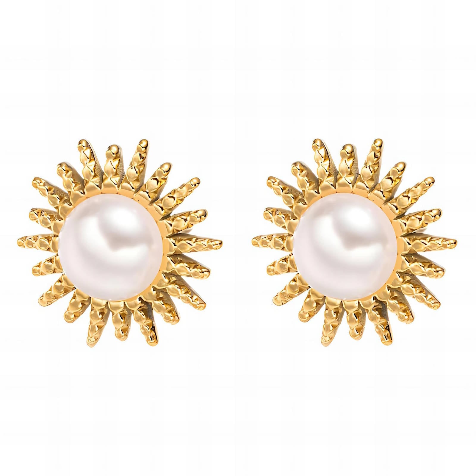 Sunburst Pearl Studs