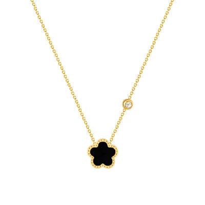 Black Blossom Pendant