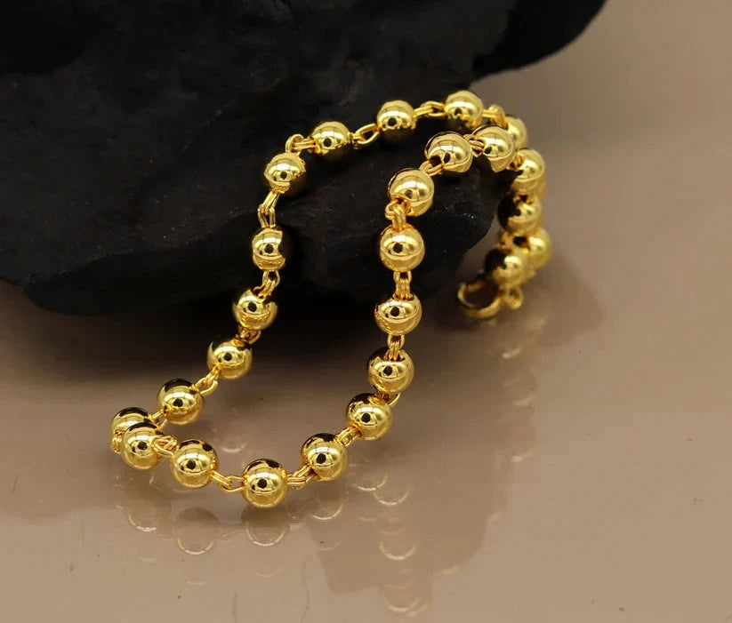 PUSCA Rimini Bead Chain Bracelet - Gold