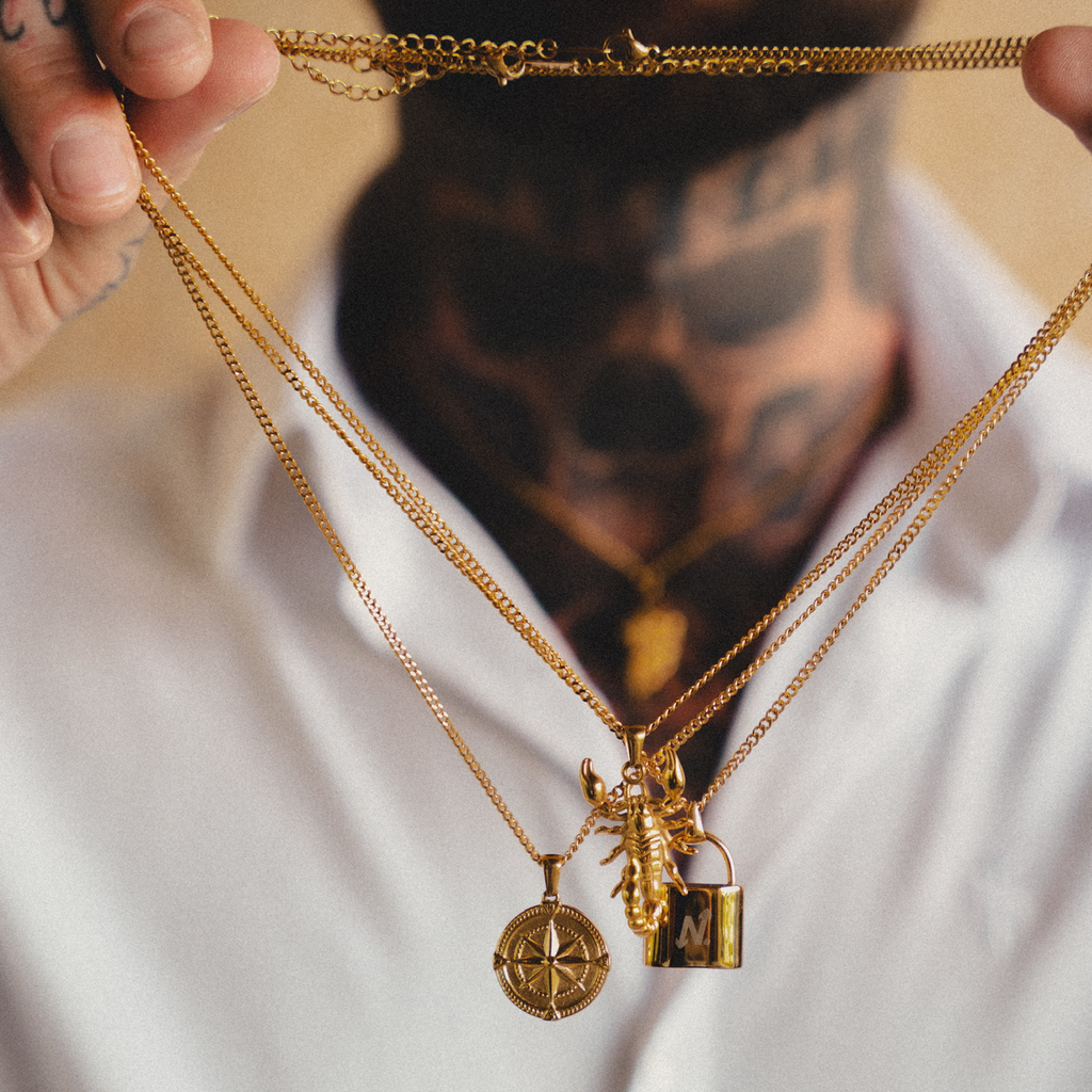 Scorpion Pendant Necklace - 18K Gold Plated