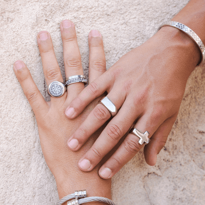 Flat Top Ring - Silver