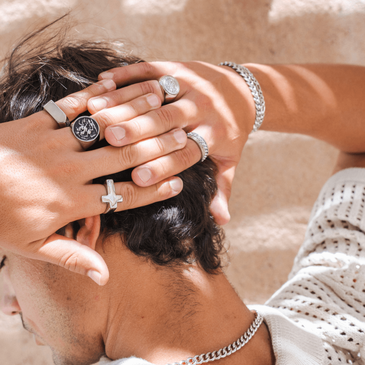 Cross Ring - Silver