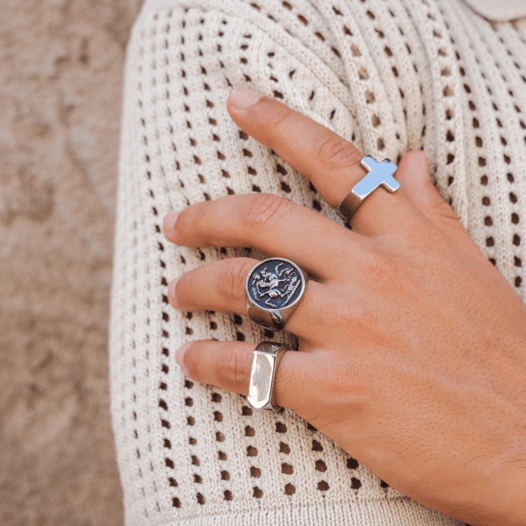 Cross Ring - Silver