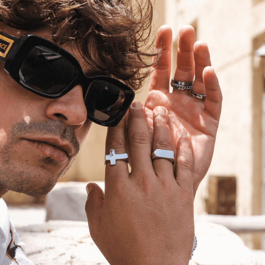 Cross Ring - Silver