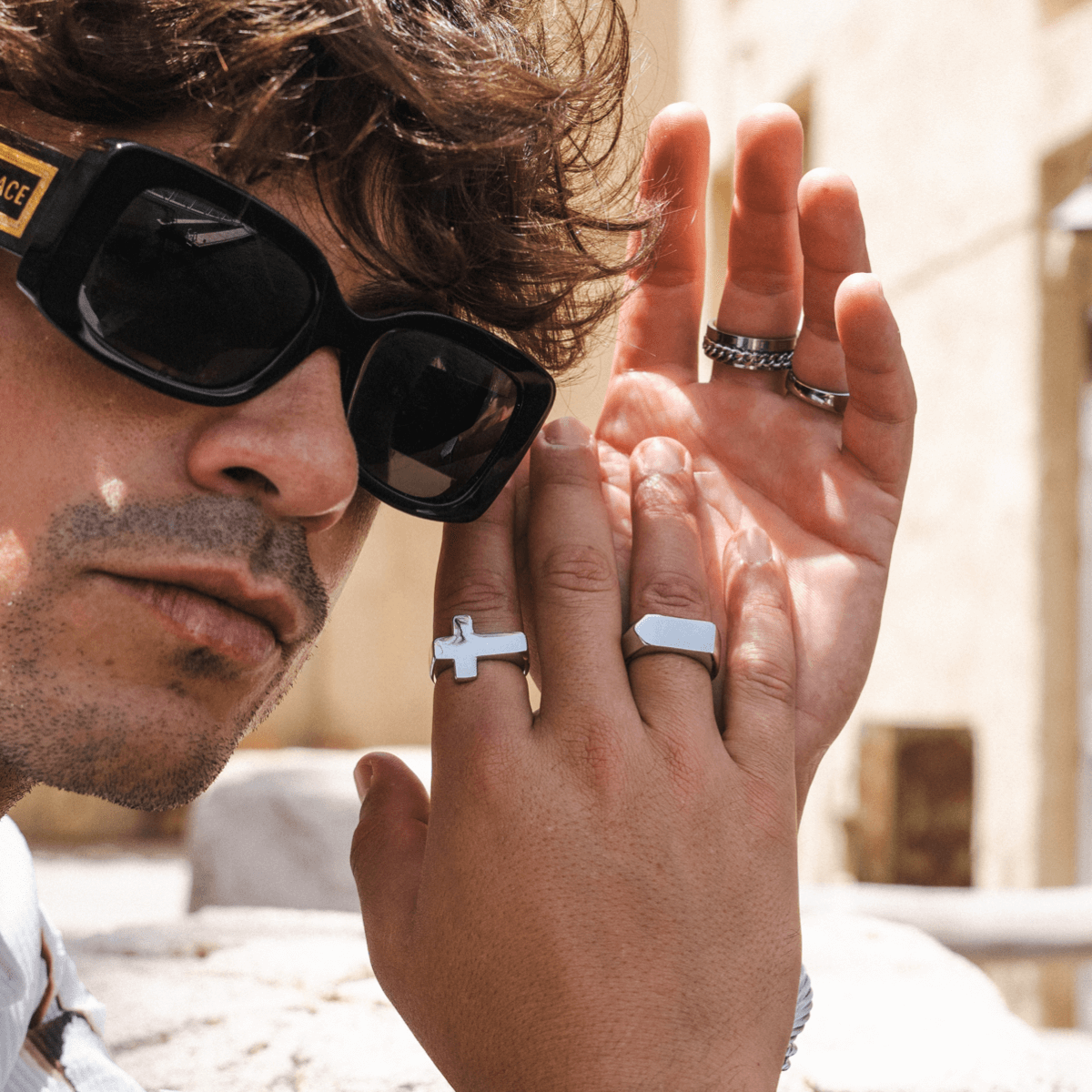 Cross Ring - Silver