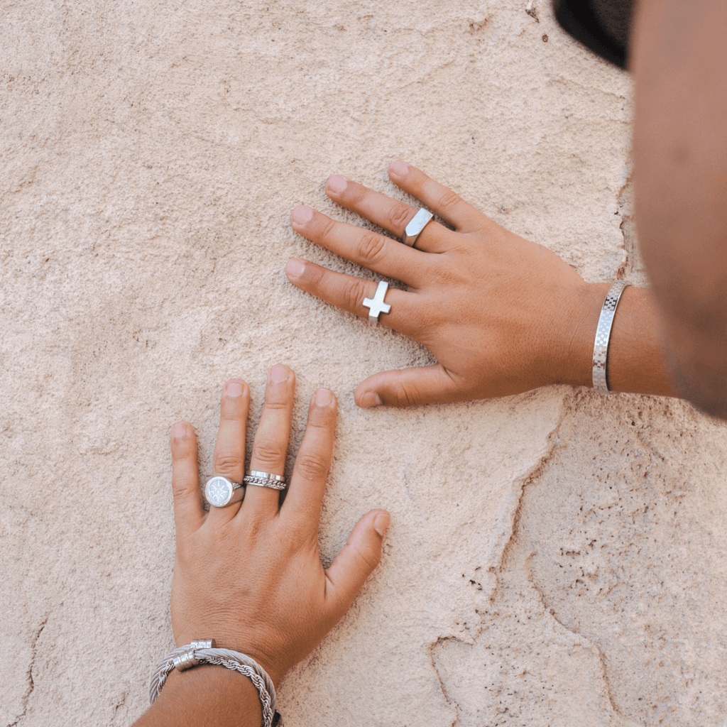 Cross Ring - Silver