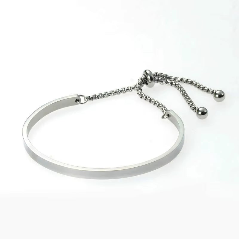 PUSCA Nevaeh Plate Adjustable Bracelet - Gold