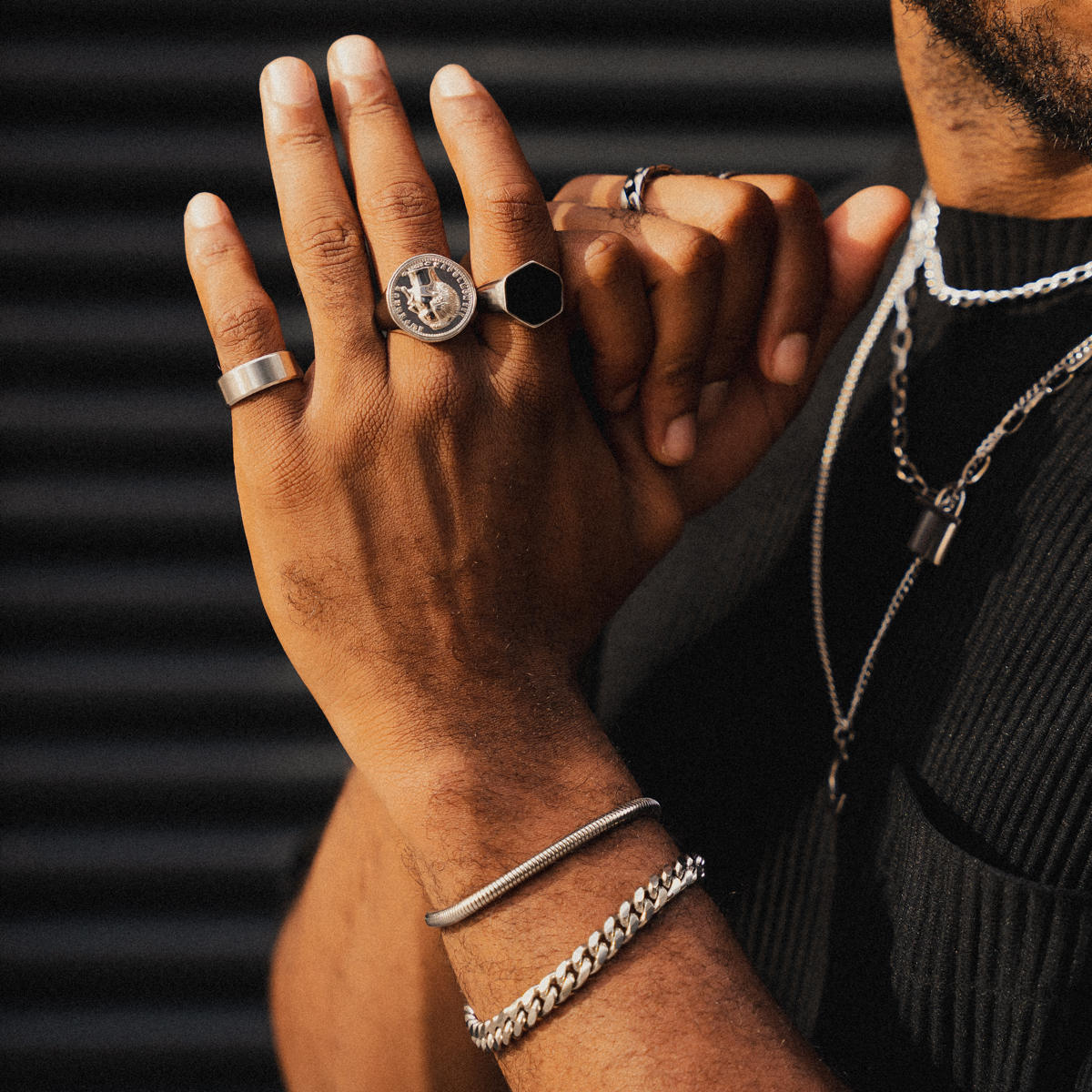 Curb Chain Bracelet - Silver