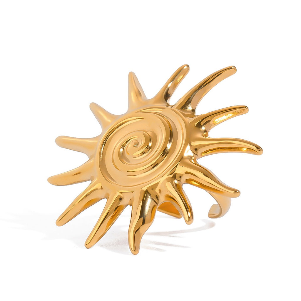 sun open ring