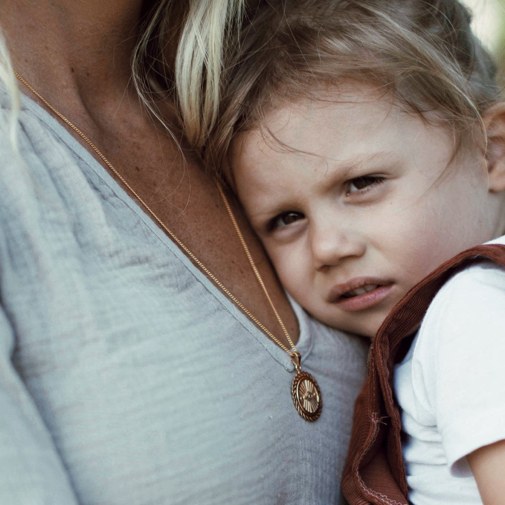 SUZANNE 'PROTECTION' NECKLACE PENDANT - GOLD