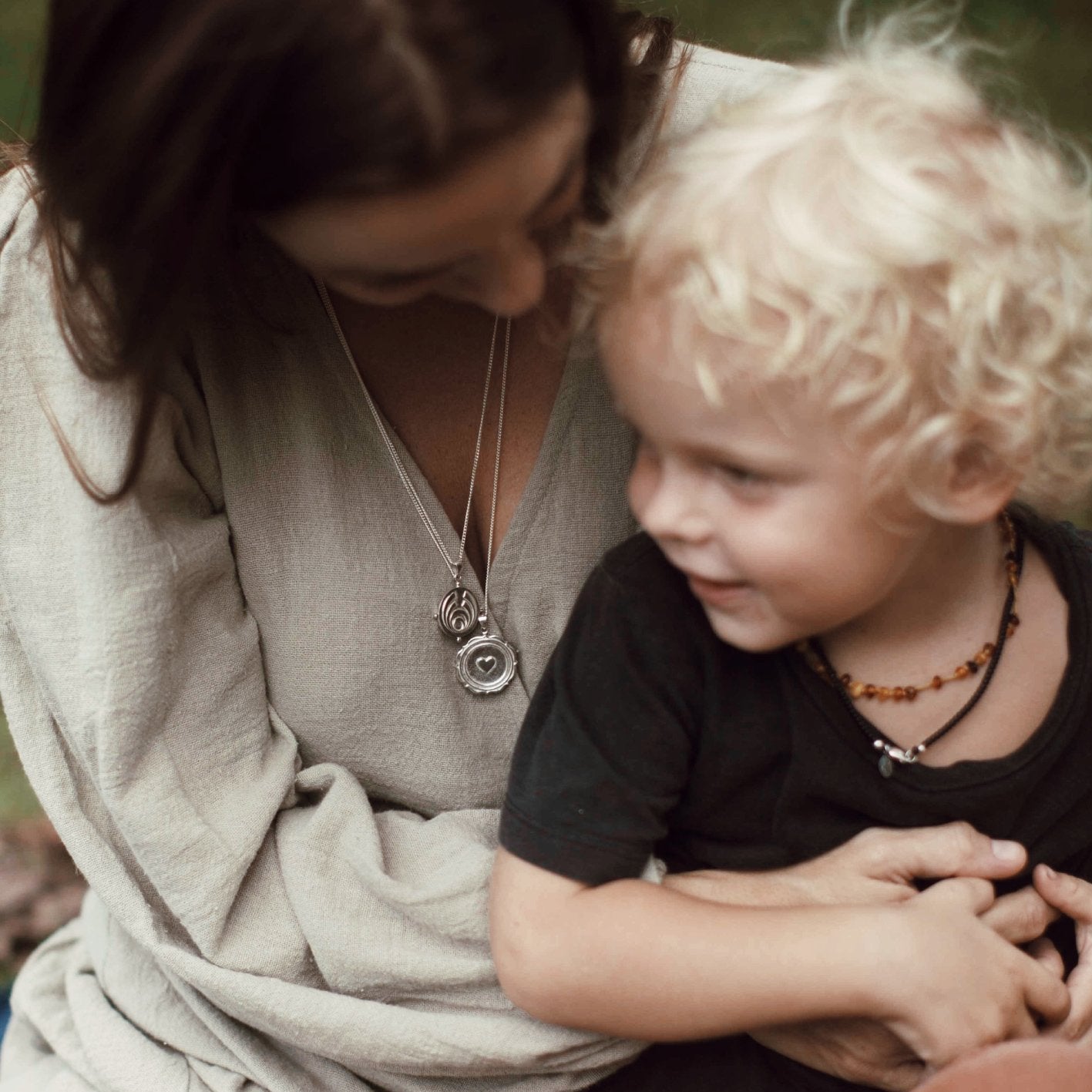 SOJOURNER 'STRENGTH' NECKLACE PENDANT - SILVER