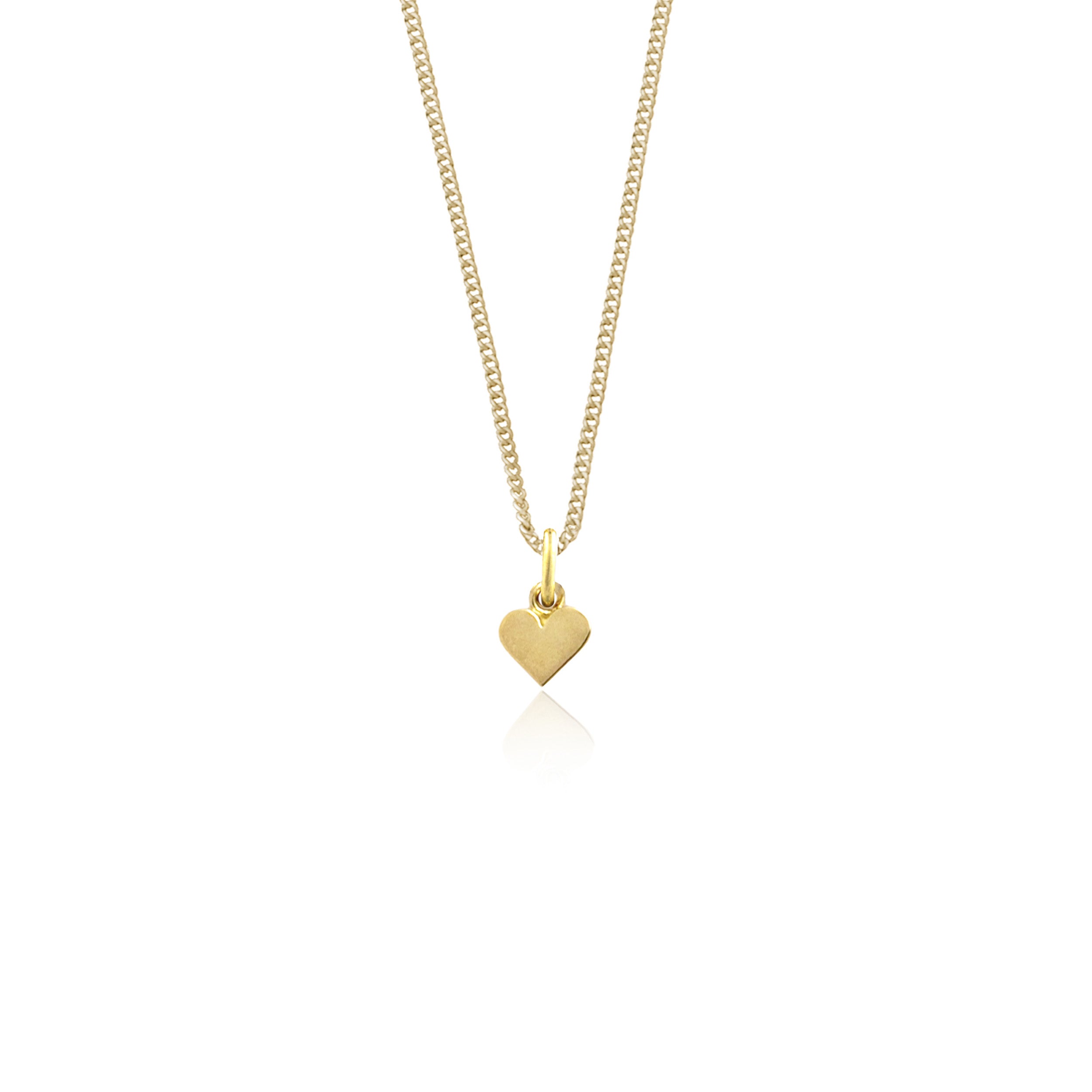Single Heart of Gold Necklace - (Gold)