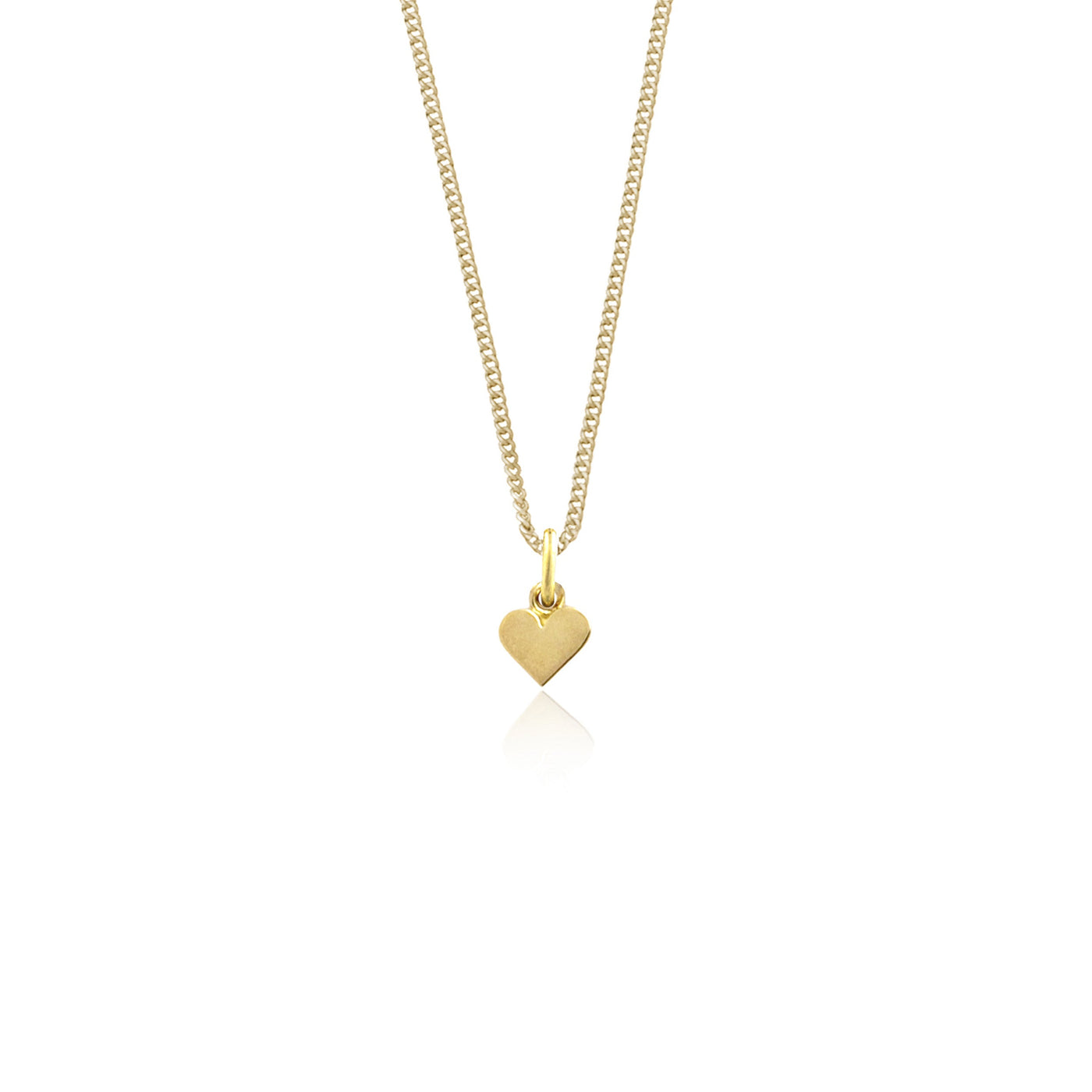 Single Heart of Gold Necklace - (Gold)