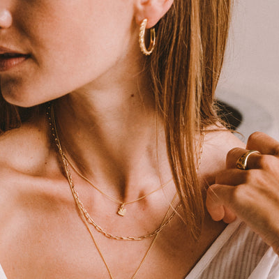 Single Heart of Gold Necklace - (Gold)