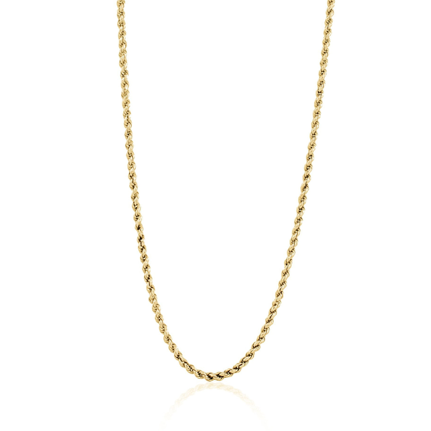 Rhode Island Twisted Rope Chain - Gold