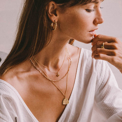 Long Beach Link Chain - Gold