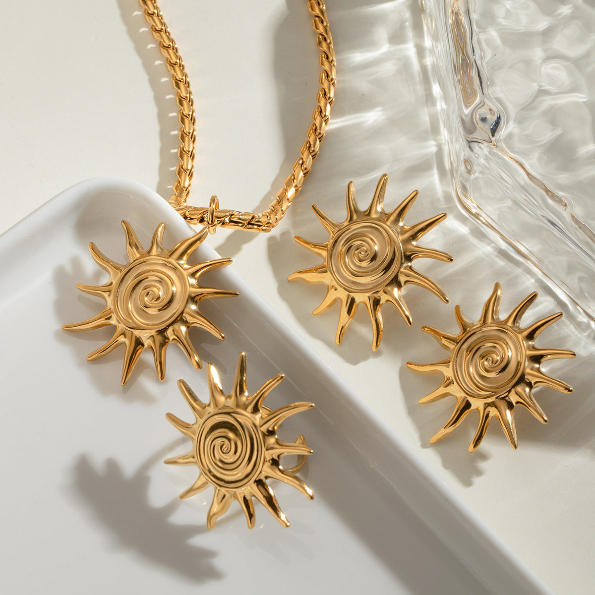 sun open ring