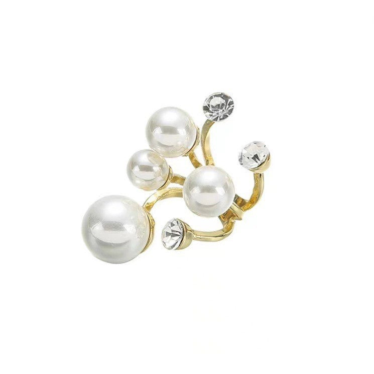 Crystal Pearl Rings