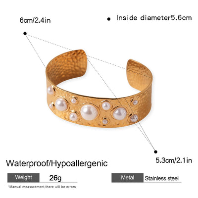 wrinkle pearl bracelet