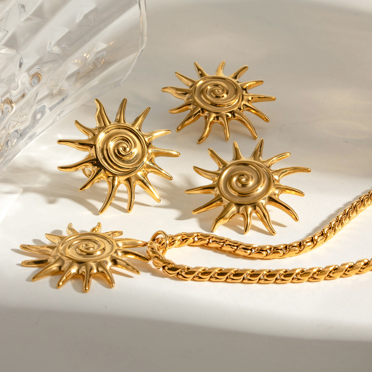 sun open ring