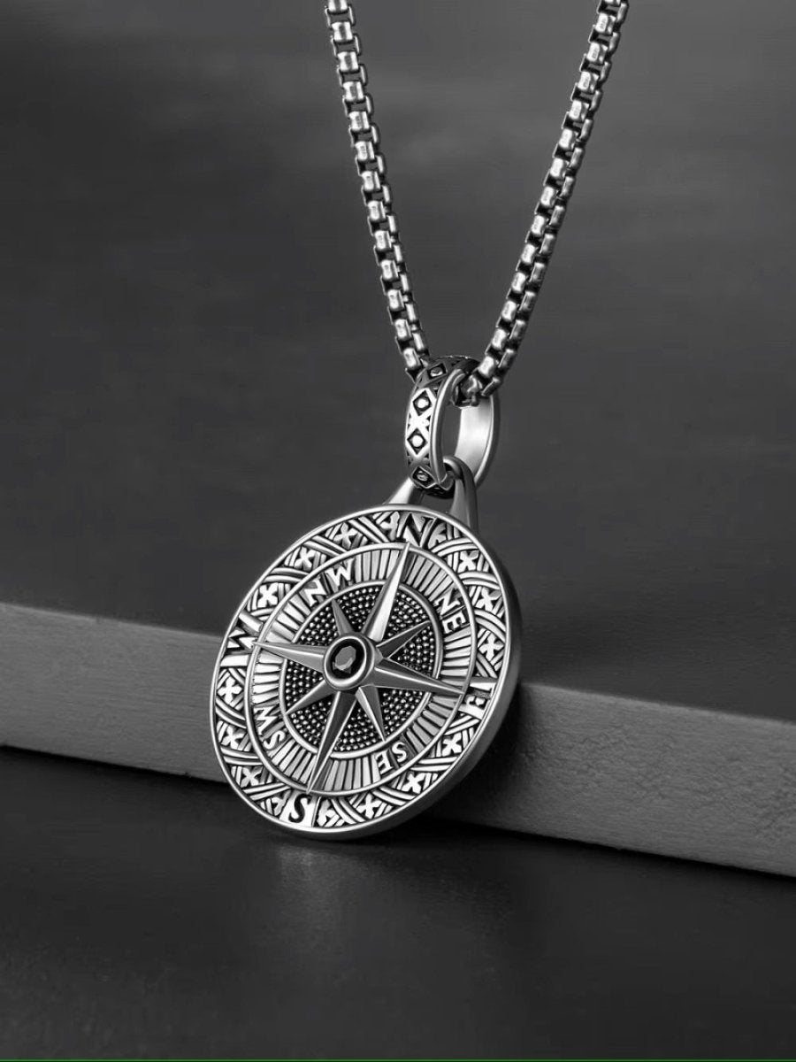 PUSCA Vnox 'PROTECTION' NECKLACE PENDANT - SILVER