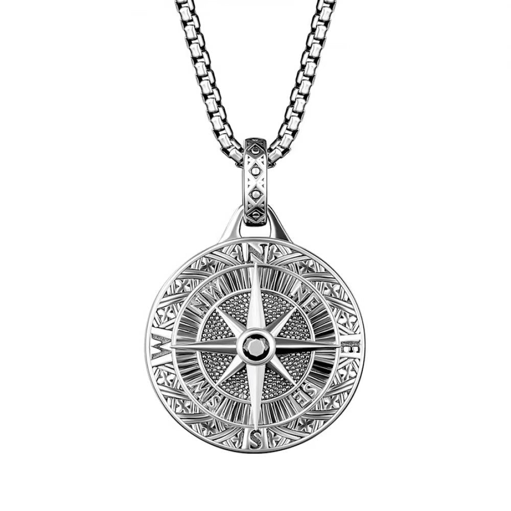 PUSCA Vnox 'PROTECTION' NECKLACE PENDANT - SILVER