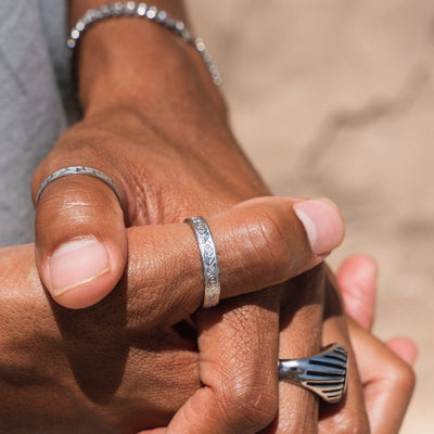 Floral Ring Silver