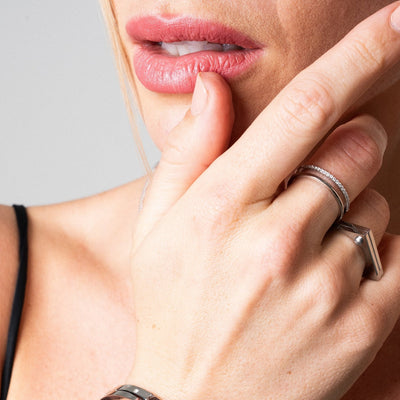 Vienna Double Ring - Silver
