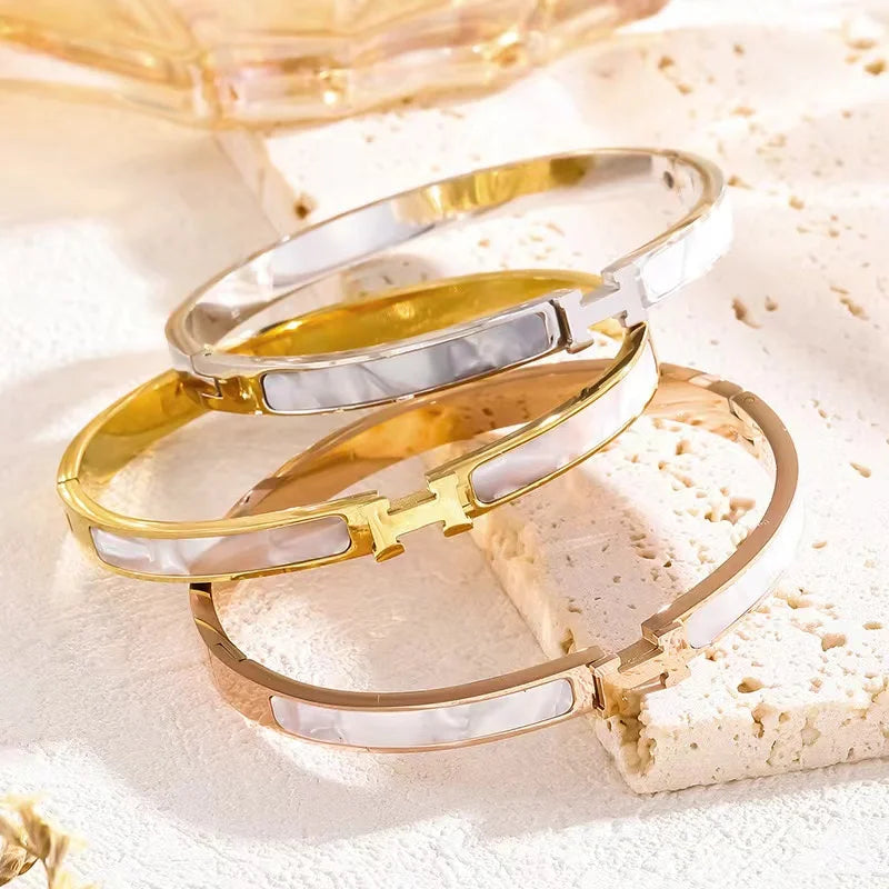 PUSCA H SIGNATURE Bangle Bracelet