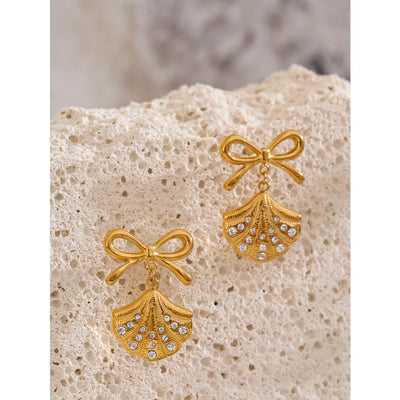 Shell Bow Earrings
