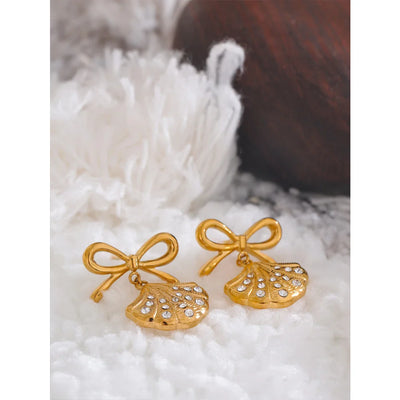 Shell Bow Earrings
