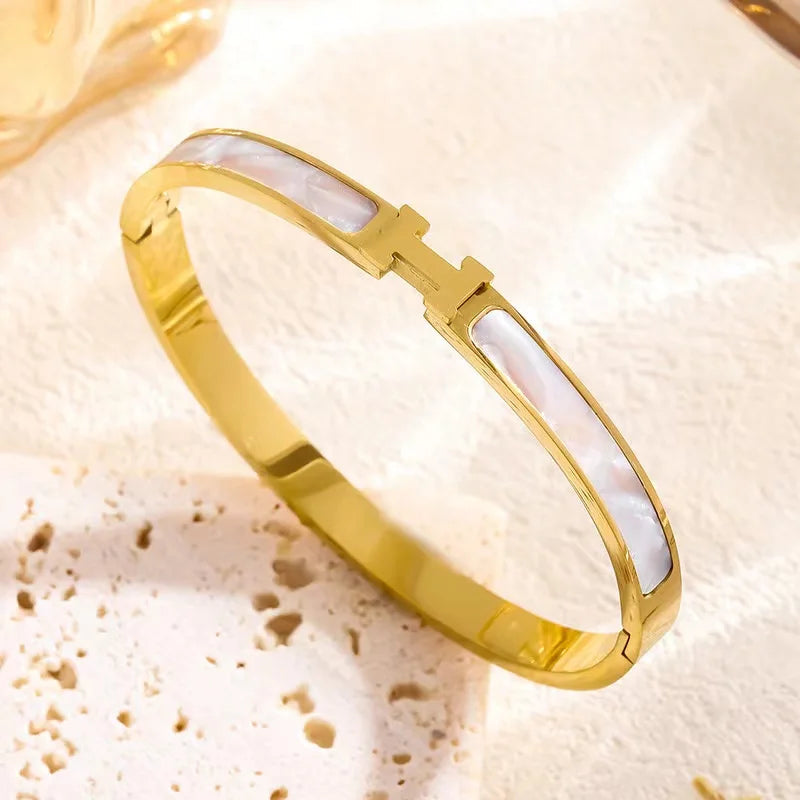 PUSCA H SIGNATURE Bangle Bracelet