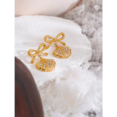 Shell Bow Earrings