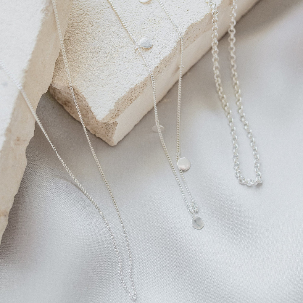 Liberty Droplet Necklace - Silver