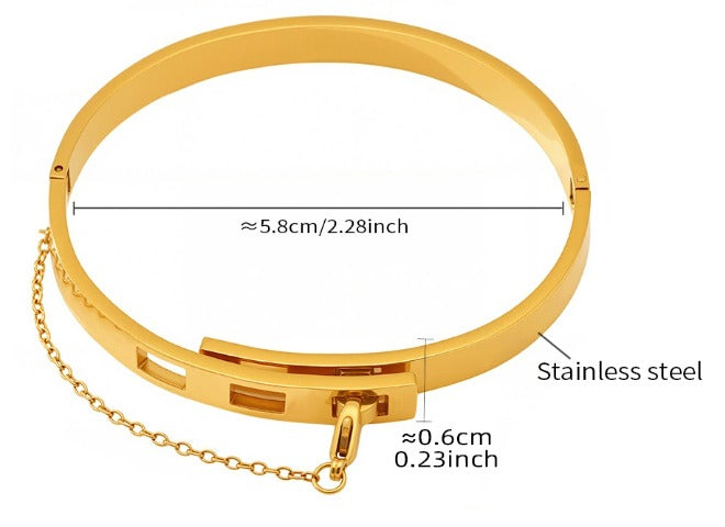 PUSCA Ellarmkette Charm Pendant Bangle Bracelet