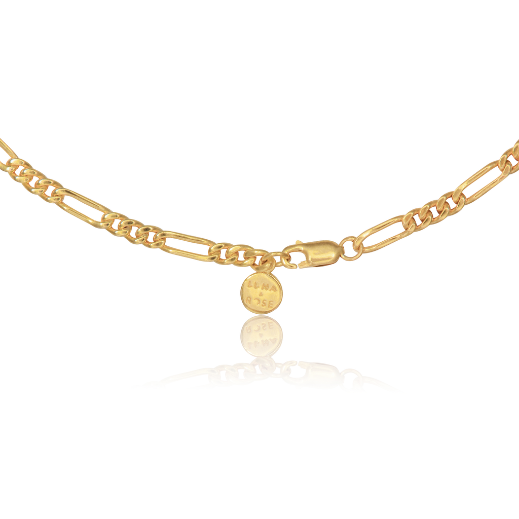 Minimalist Figari Chain Necklace - Gold