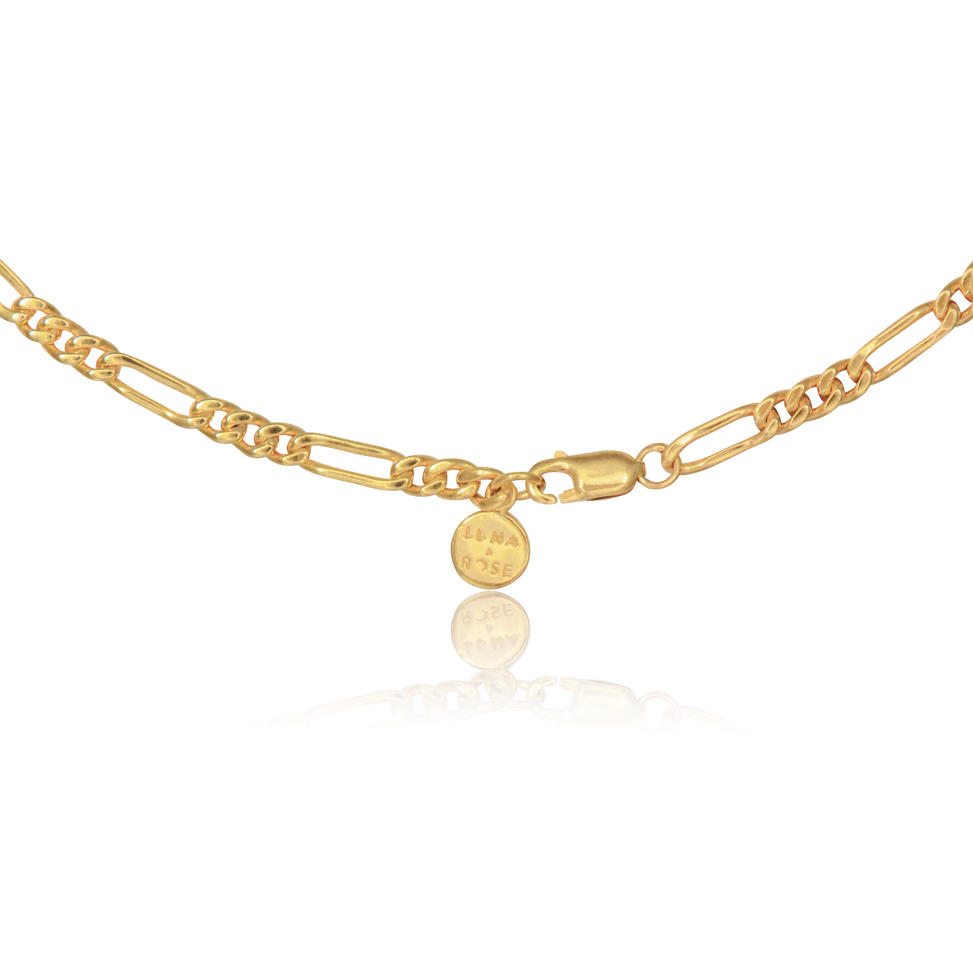 Minimalist Figari Chain Necklace - Gold