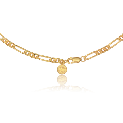 Minimalist Figari Chain Necklace - Gold