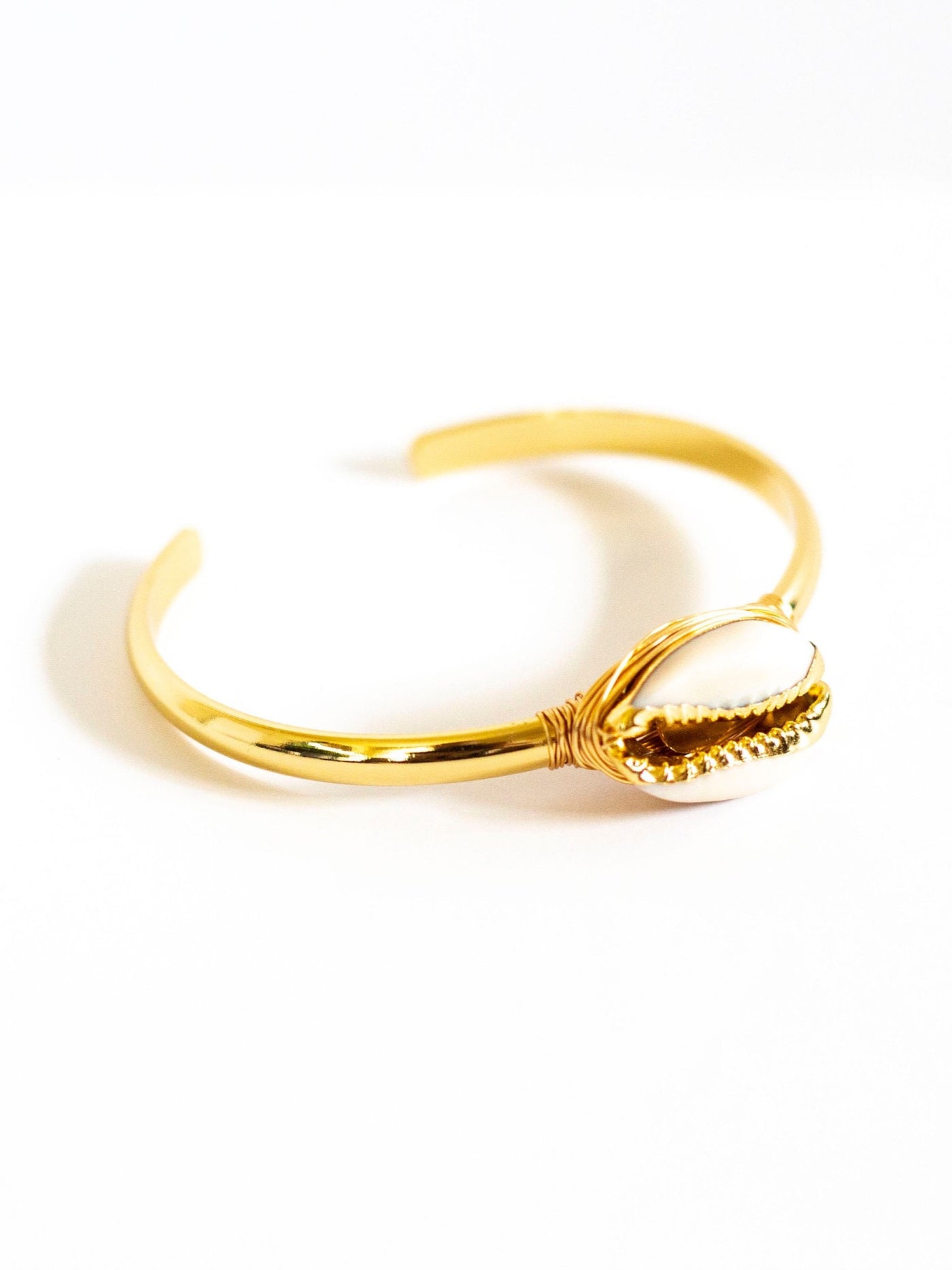 Cowrie shell bracelet