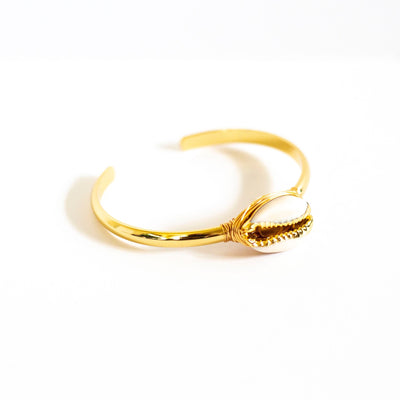 Cowrie shell bracelet