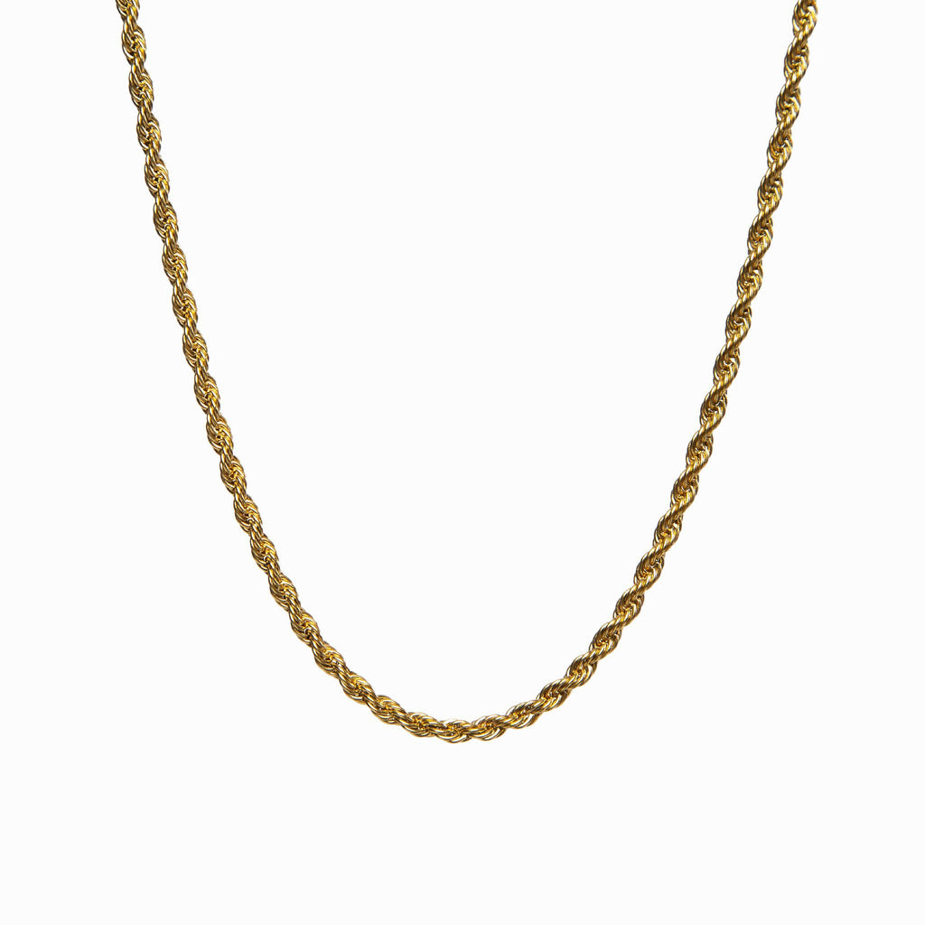 Rope Chain Necklace - Gold