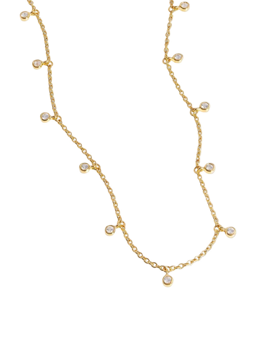 PUSCA Moissanite Satellite Choker Necklace