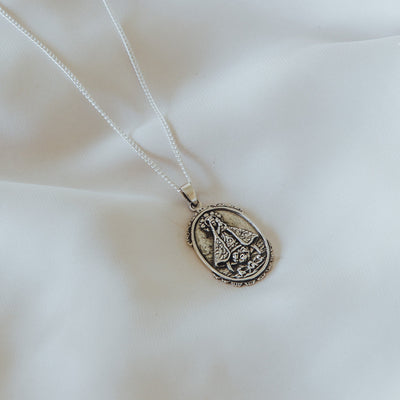 Our Lady of Charity - Patroness of Cuba Necklace - Silver
