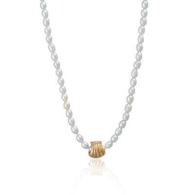 Pearly Whites Necklace - GOLD