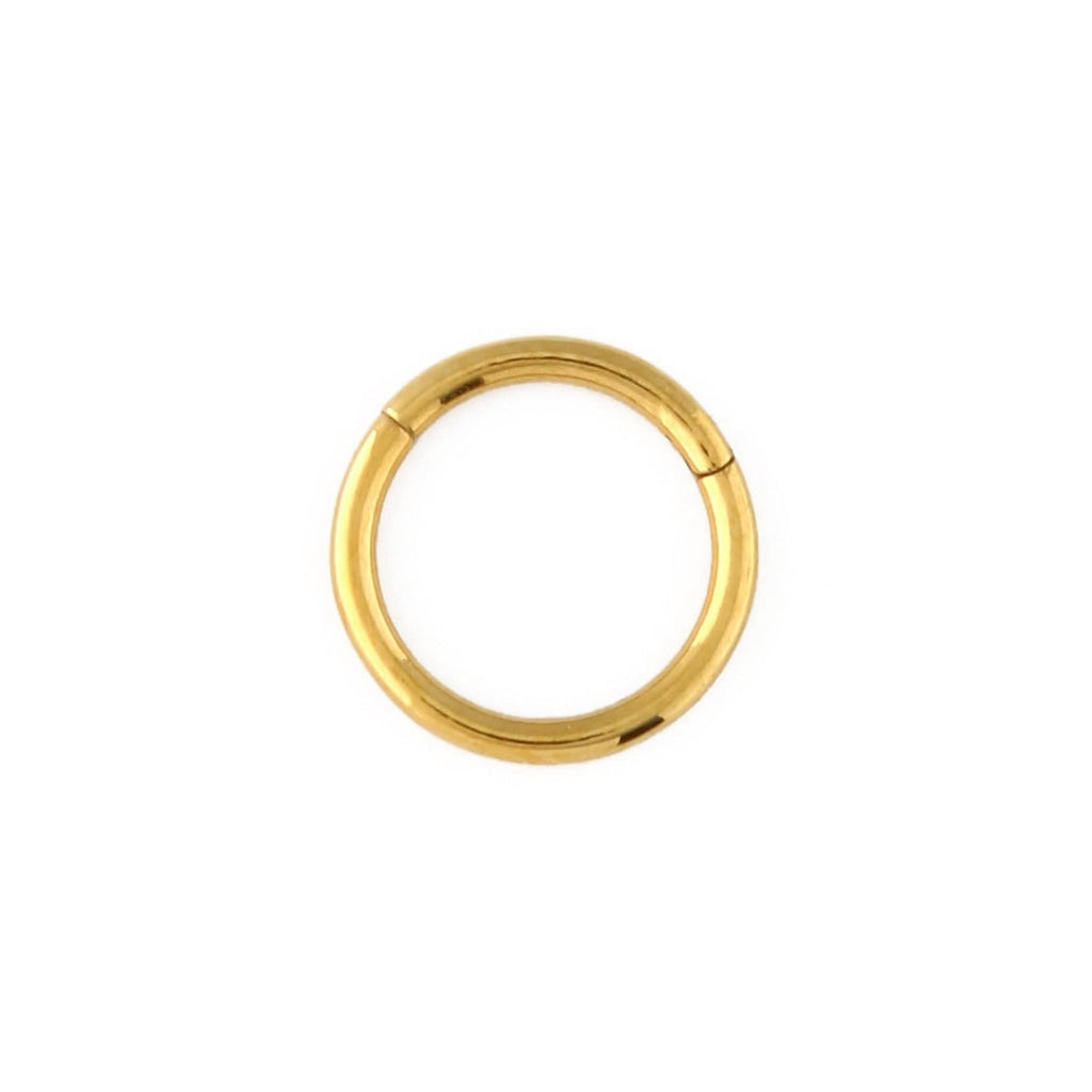 PUSCA Clean Metal Clicker Hoop 8mm - Gold